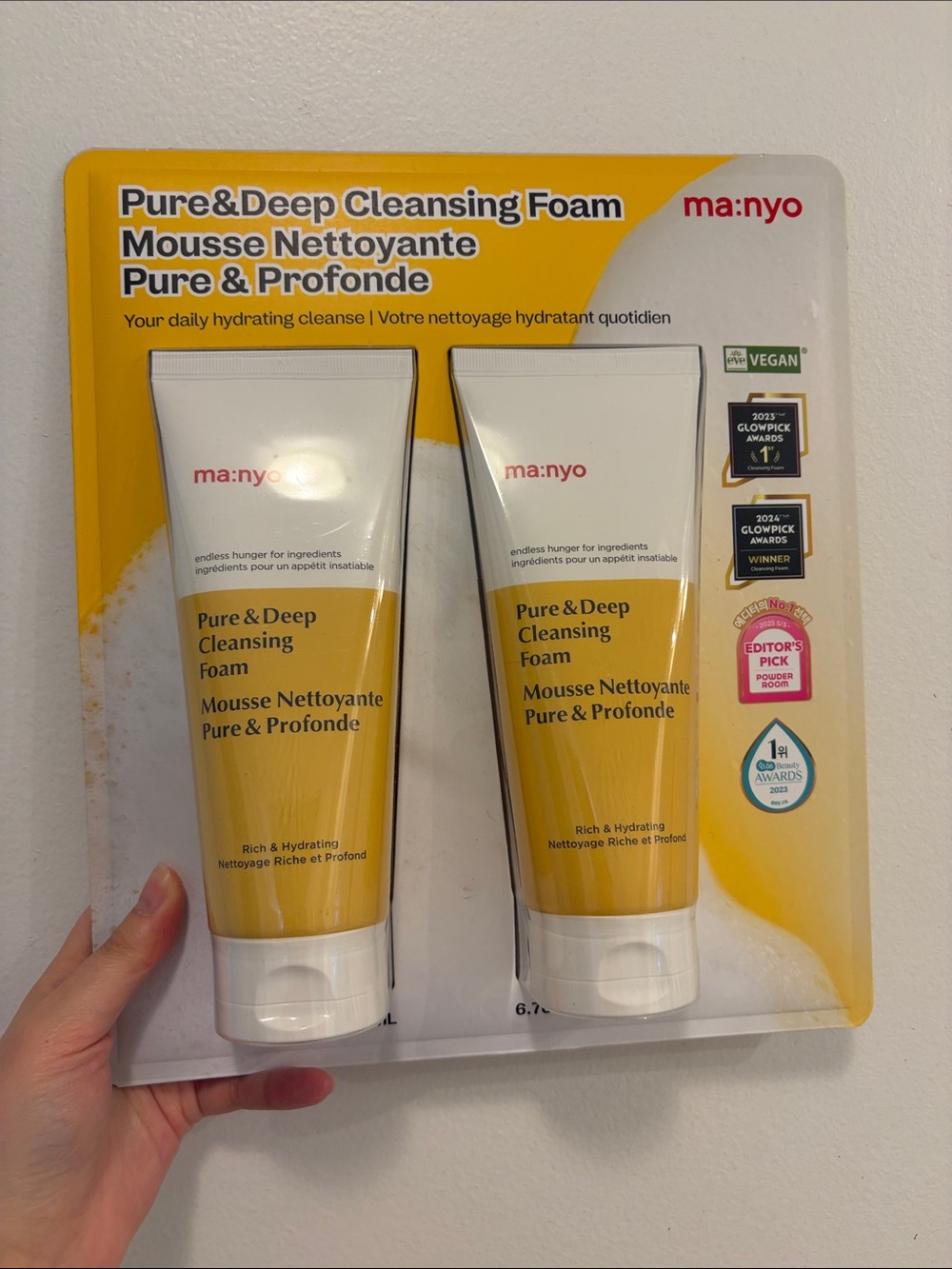 Ma:nyo Pure & Deep Cleansing Foam Facial Cleanser (Pack of 2)